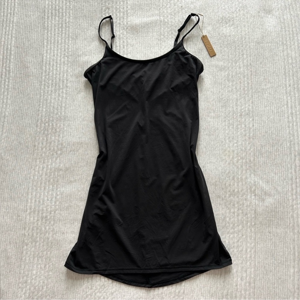 NWT Skims: Fits Everybody Slip Dress in Black
